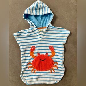 Mini Boden Terry Hooded Pool Coverup, 18-24m